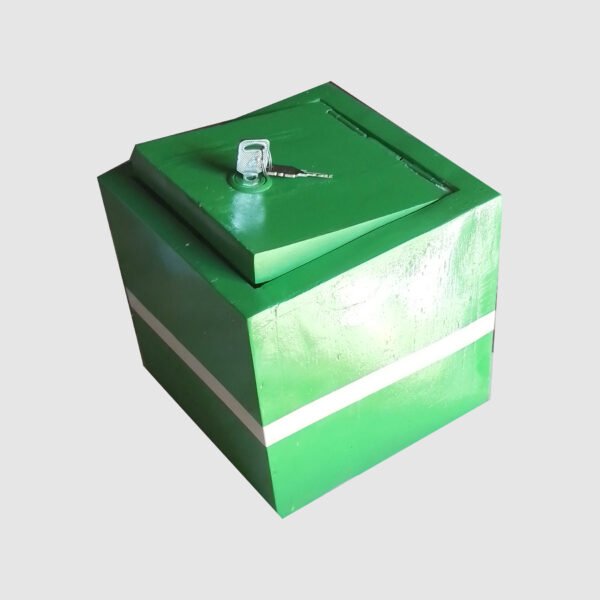 Reusable Wooden Saving Box - Green