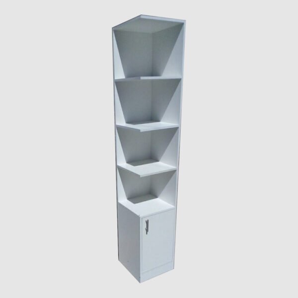 K119 Corner Shelves - White