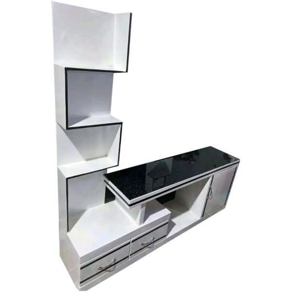 N86 Tv Stand - White/Black