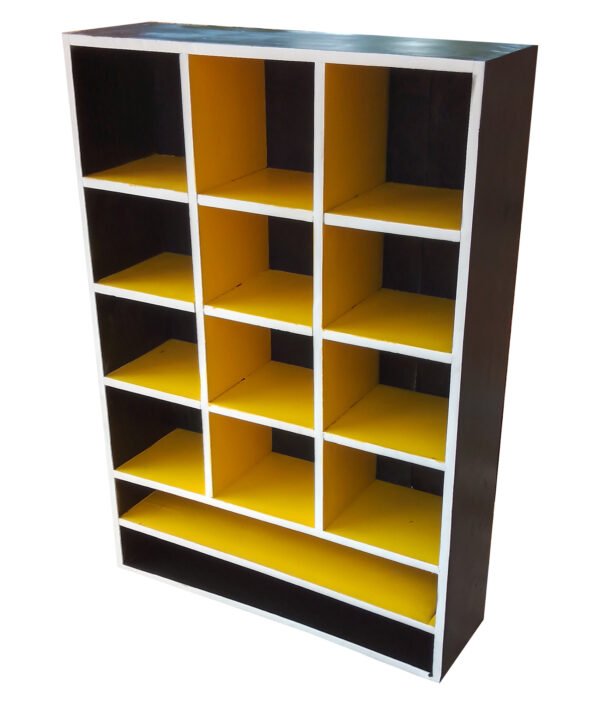 N94 Shoe Rack - Yellow/Black - Image 3