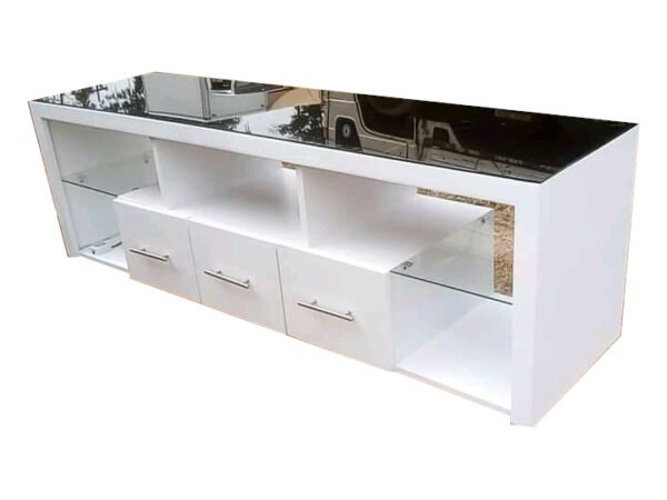 Elegant Wooden White TV Stand for Your Living Space