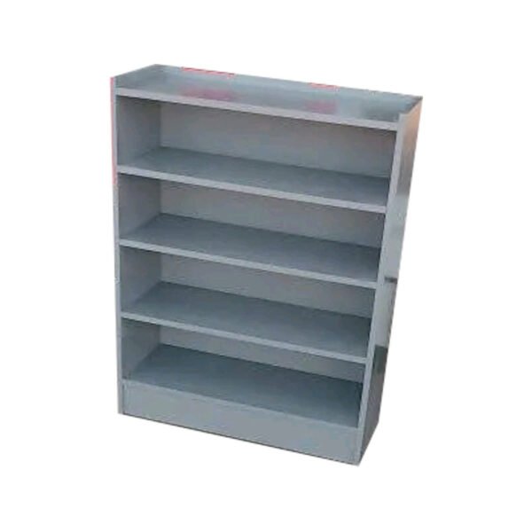 Gray shelves