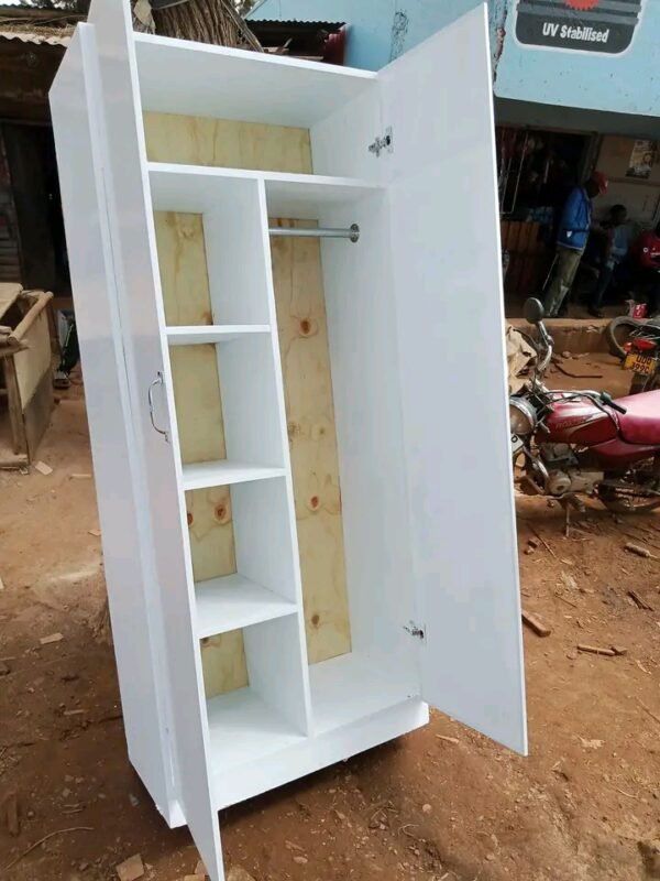 Stylish White Wooden Closet with Ample Storage