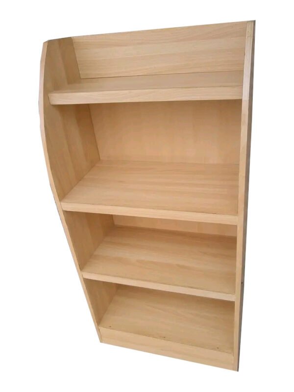 Stylish Beech Wooden Shelves Unit